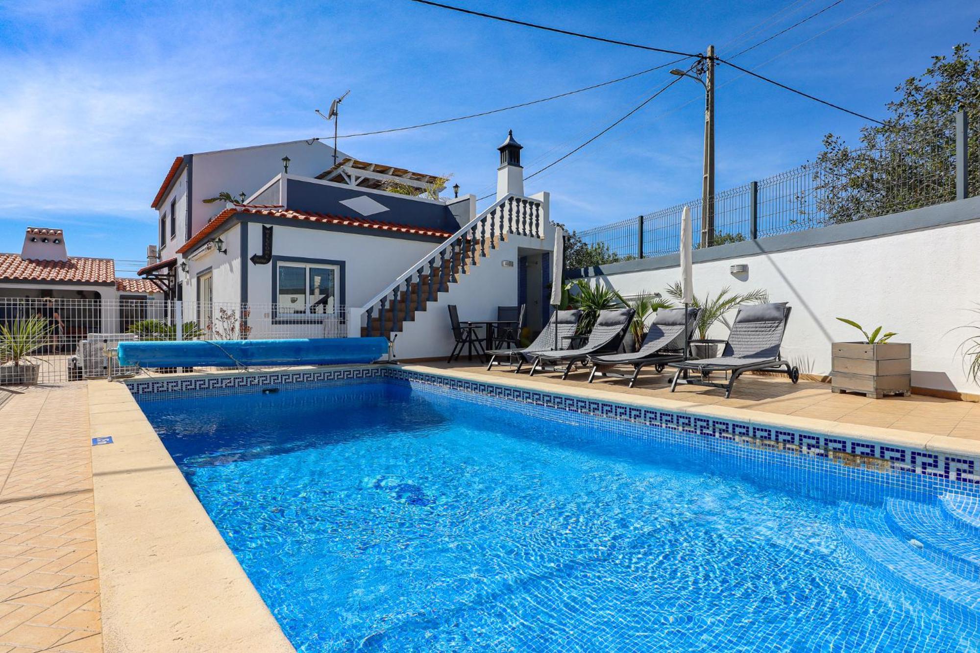 Vila Da Encosta - Private - Heated Swimming Pool - By Bedzy Albufeira Bagian luar foto